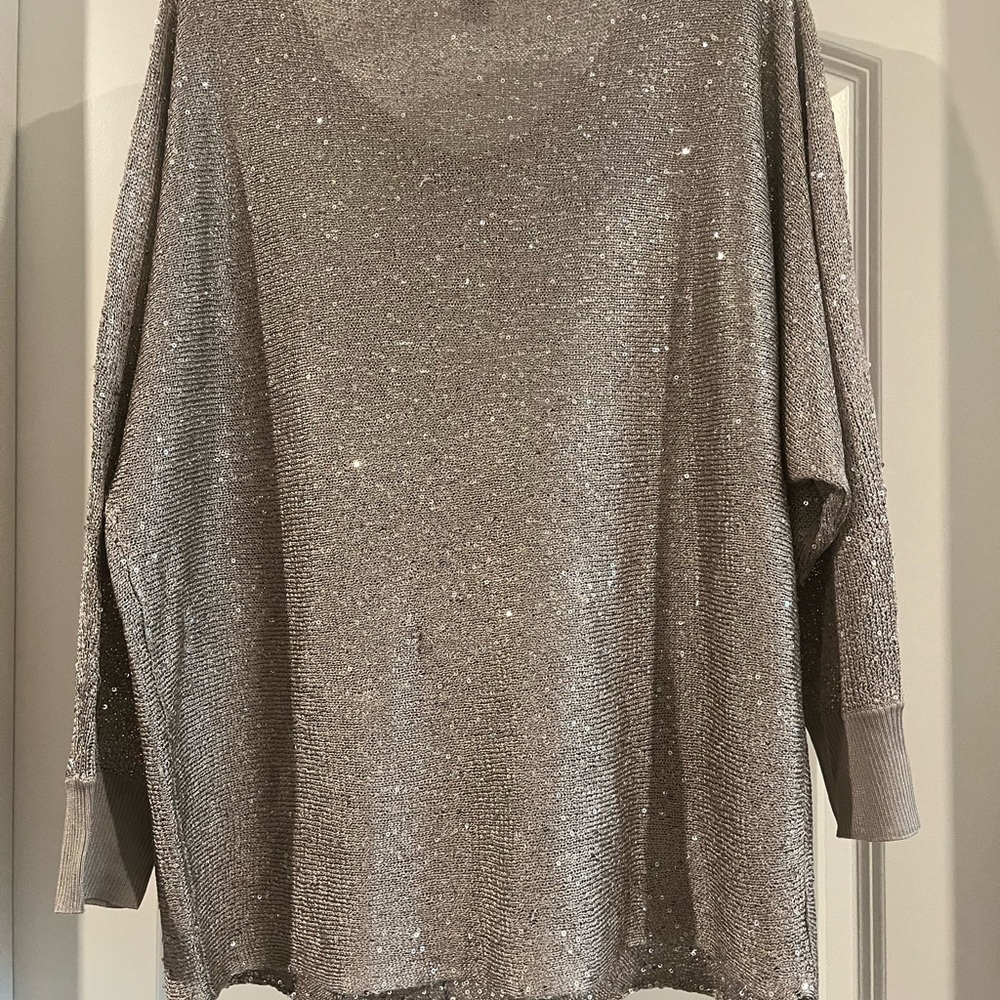Sparkling Gray Sweater